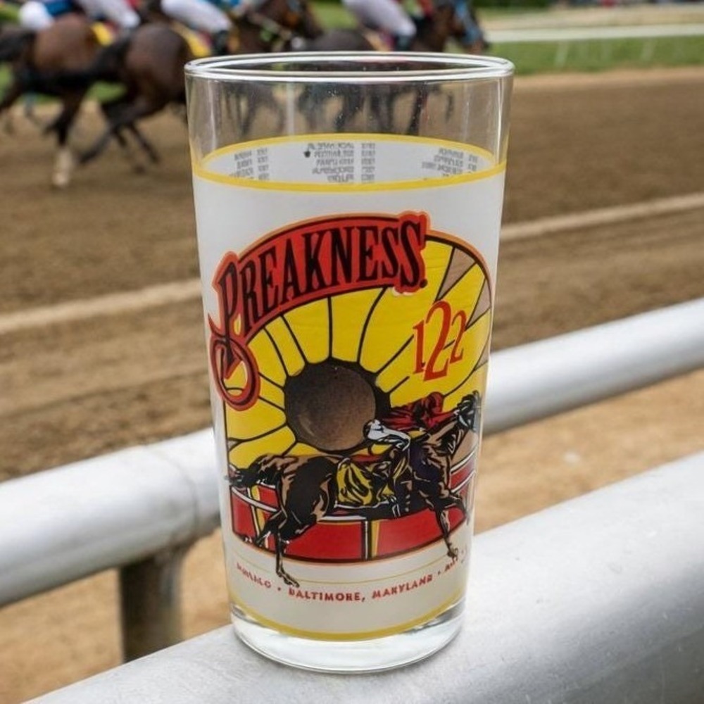 Preakness Stakes Glass 122nd Running 1997 Libbey